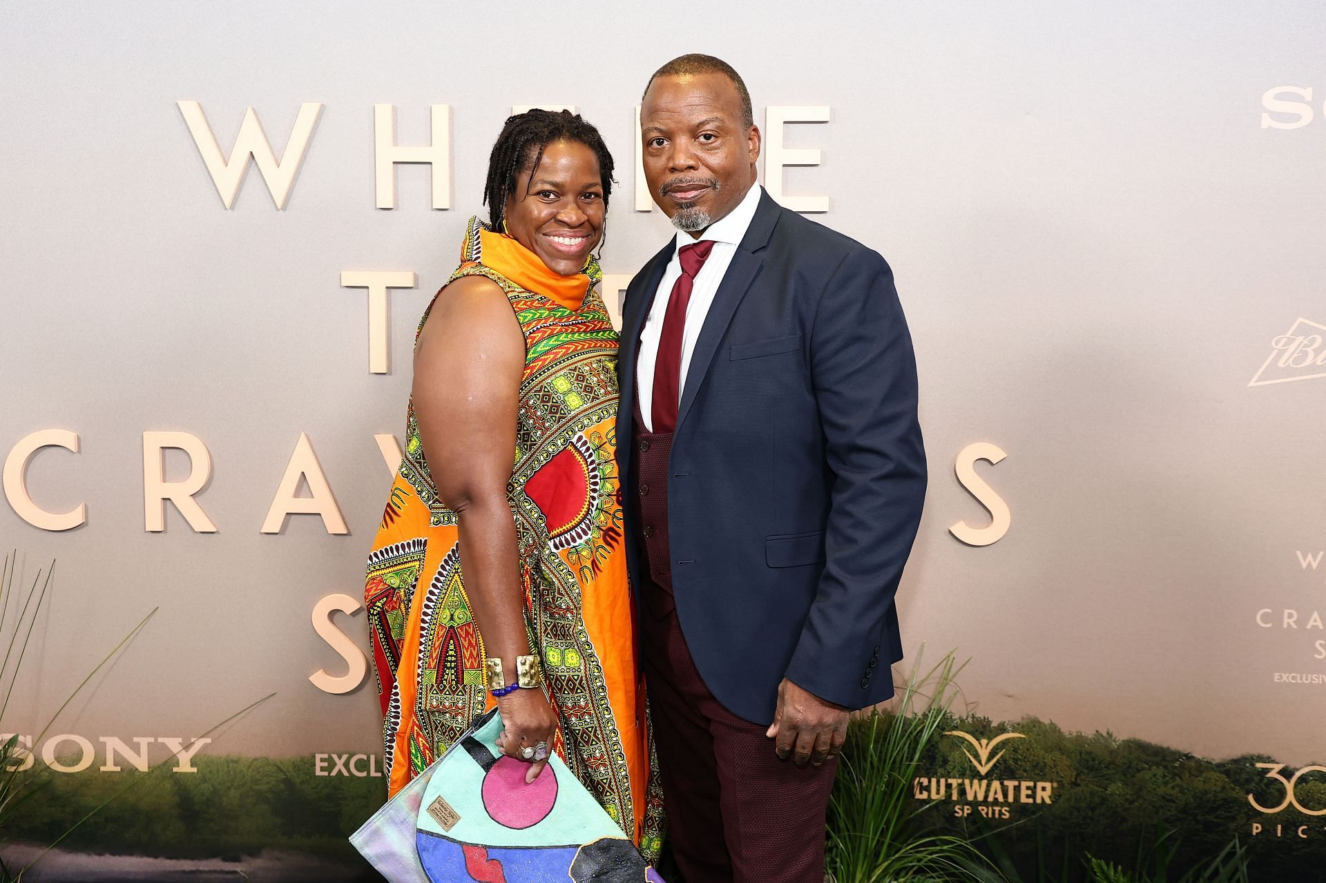 Michael Hyatt and Sterling Macer Jr. attend "Where The Crawdads Sing" premiere at the Museum of Modern Art on July 11, 2022, in New York City. (Image via Getty)